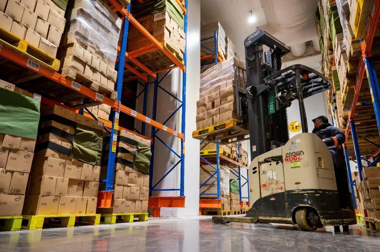 萬緯冷鏈南寧園區(qū)。 人民網(wǎng) 嚴立政攝