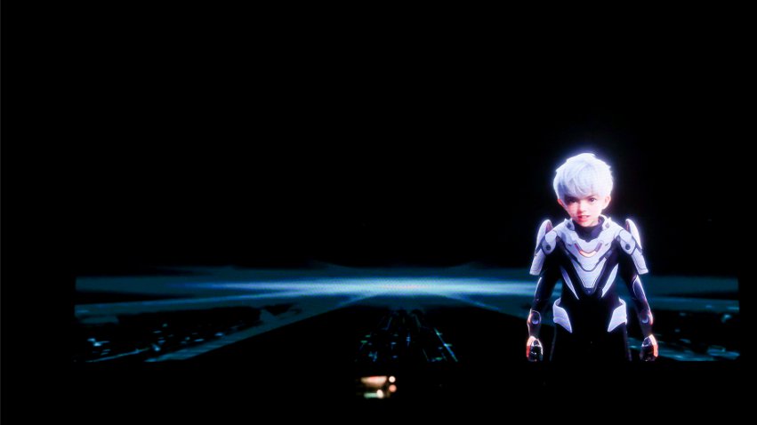 人民網(wǎng)原創(chuàng)虛擬主持人白澤。主辦方供圖